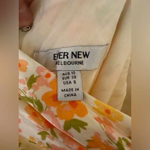 Ever New Billie Satin Tie Midi Dress โ  US 6 - Picture 9 of 14